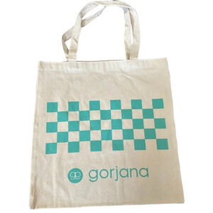 New Gorjana Canvas Bag  16” H x 15” W  Drop 9” Good thick canvas